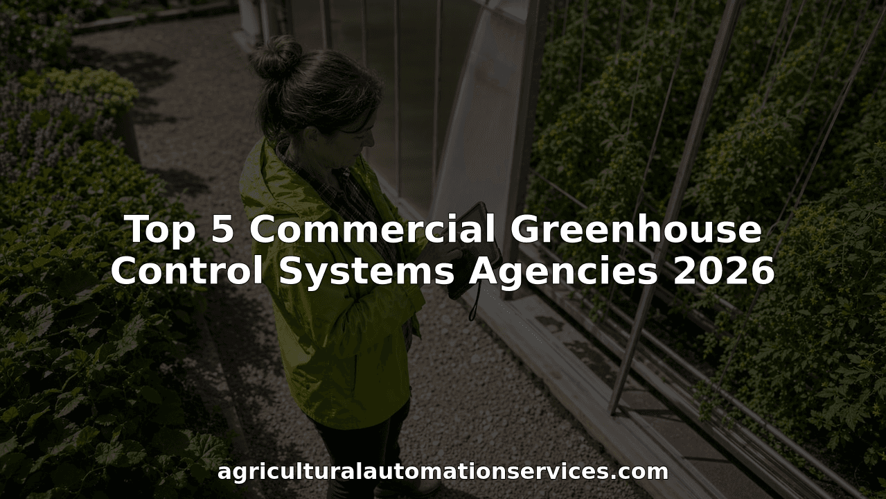 Top 5 Commercial Greenhouse Control Systems Agencies 2026